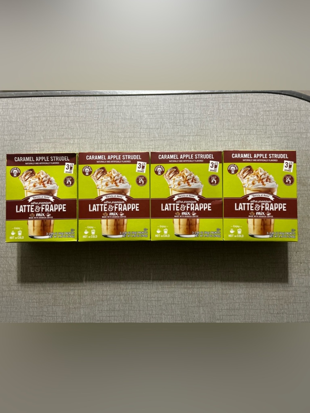 4 box bundle - Caramel Apple Strudel Latte & Frappe Mix